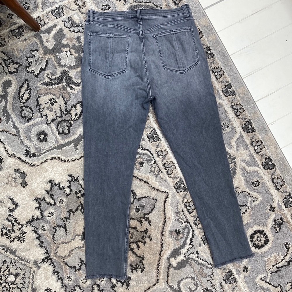 Rag and Bone Gray Skinny Jeans 31